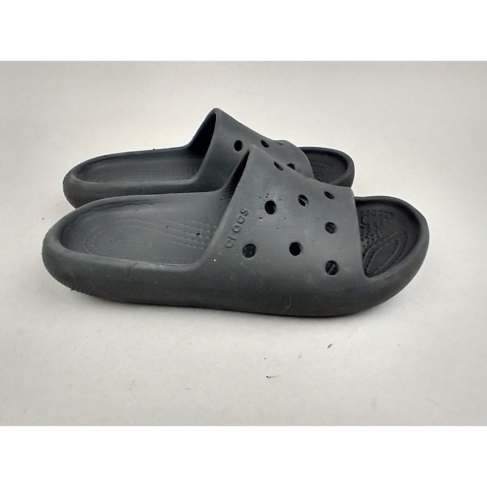 Crocs Classic Slide J 1 Black Kids' Boys' Unisex‎